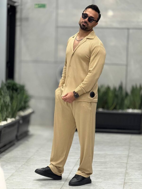 ست پارچه کبریتی استین بلند کد 0207